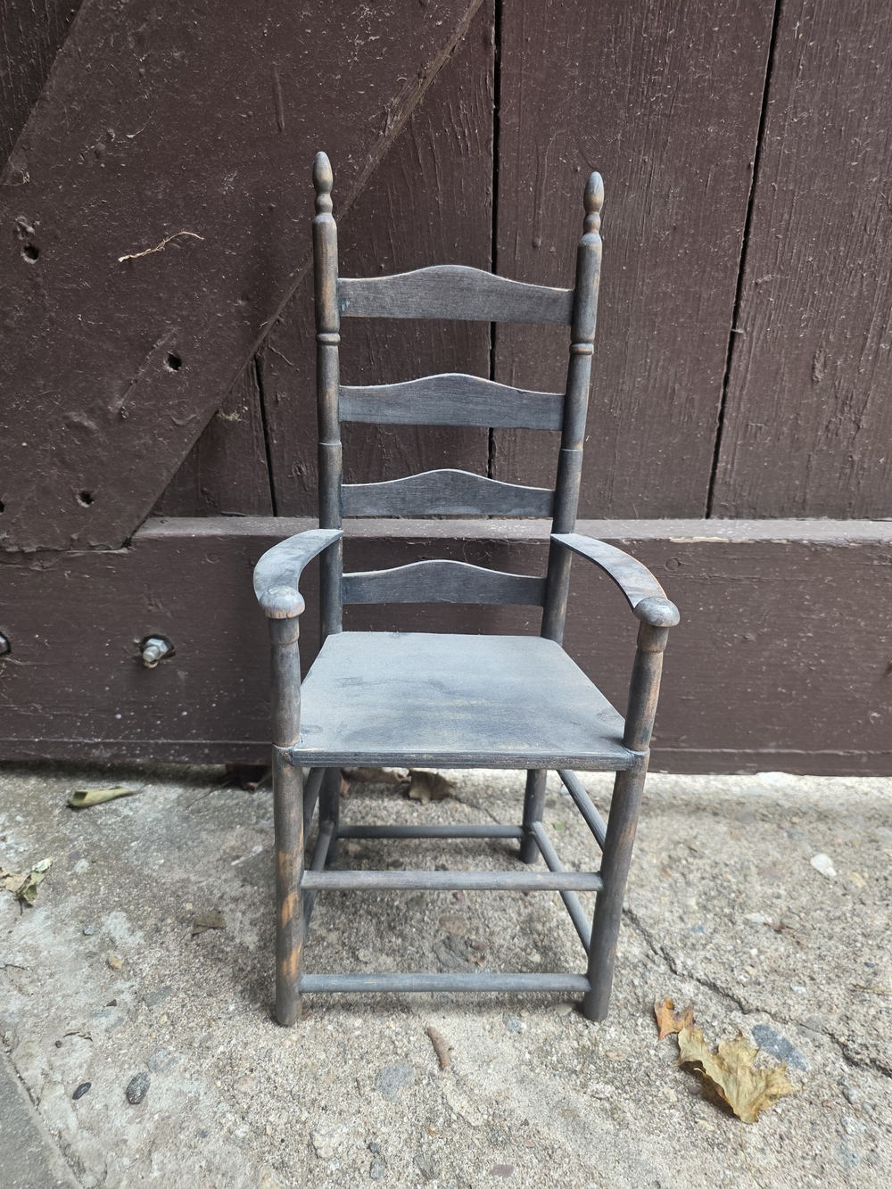 18 Inch Doll Laddrr Back Chair - Unbranded